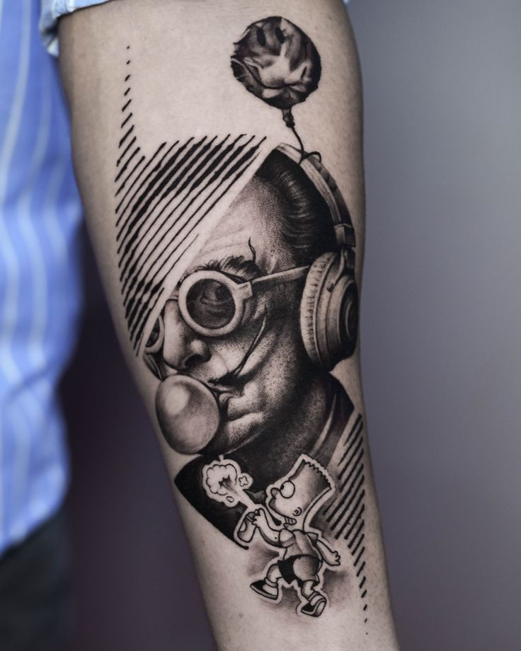 Realistic Tattoo Artist Working